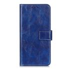 For iPhone 16 Pro Retro Crazy Horse Texture Horizontal Flip Leather Phone Case(Blue) - 3