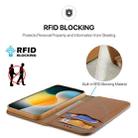 For iPhone 17 Pro DUX DUCIS Hivo Series Cowhide + PU + TPU Flip Phone Case(Brown) - 3