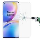 For OnePlus 8 Pro Half-screen Transparent Tempered Glass Film - 1