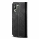 For vivo Y200 Denim Texture Flip Leather Phone Case(Black) - 3