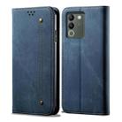 For vivo Y200 Denim Texture Flip Leather Phone Case(Blue) - 1