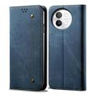 For vivo S18e Denim Texture Flip Leather Phone Case(Blue) - 1