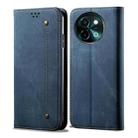 For vivo Y38 5G Global Denim Texture Flip Leather Phone Case(Blue) - 1