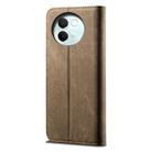 For vivo V30E 5G Global Denim Texture Flip Leather Phone Case(Khaki) - 3