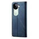 For vivo V40e 5G India / iQOO Z9s 5G Denim Texture Flip Leather Phone Case(Blue) - 3