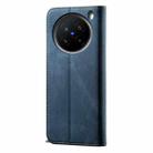 For vivo X200 Pro Denim Texture Flip Leather Phone Case(Blue) - 3