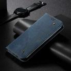 For vivo Y19s 4G Denim Texture Flip Leather Phone Case(Blue) - 2