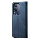For vivo Y19s 4G Denim Texture Flip Leather Phone Case(Blue) - 3