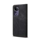 For vivo S20 Pro 5G Denim Texture Flip Leather Phone Case(Black) - 3