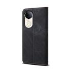 For vivo V50 Denim Texture Flip Leather Phone Case(Black) - 3