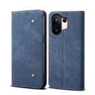 For vivo S30 Pro mini Denim Texture Flip Leather Phone Case(Blue) - 1