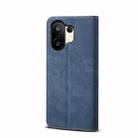 For vivo S30 Pro mini Denim Texture Flip Leather Phone Case(Blue) - 3
