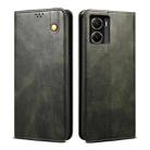 For vivo Y29e 5G Oil Wax Crazy Horse Texture Leather Phone Case(Green) - 1