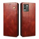 For vivo Y200 Oil Wax Crazy Horse Texture Leather Phone Case(Brown) - 1
