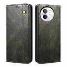 For vivo S18e Oil Wax Crazy Horse Texture Leather Phone Case(Green) - 1