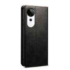 For vivo S19 Pro Oil Wax Crazy Horse Texture Leather Phone Case(Black) - 3