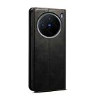 For vivo X200 Pro mini Oil Wax Crazy Horse Texture Leather Phone Case(Black) - 3