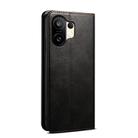 For vivo S30 Pro mini Oil Wax Crazy Horse Texture Leather Phone Case(Black) - 3
