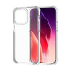 For iPhone 15 Pro Four-corner Shockproof TPU + Acrylic Phone Case(Transparent) - 1