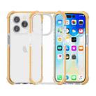 For iPhone 15 Pro Four-corner Shockproof TPU Hybrid Acrylic Phone Case(Gold) - 2