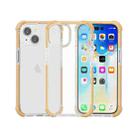 For iPhone 15 Plus Four-corner Shockproof TPU Hybrid Acrylic Phone Case(Gold) - 2