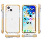 For iPhone 15 Four-corner Shockproof TPU Hybrid Acrylic Phone Case(Gold) - 3