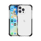 For iPhone 16 Pro Max Four-corner Shockproof TPU + Acrylic Phone Case(Black + Transparent) - 1