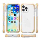 For iPhone 16 Pro Max Four-corner Shockproof TPU Hybrid Acrylic Phone Case(Gold) - 3