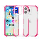 For iPhone 16 Pro Four-corner Shockproof TPU + Acrylic Phone Case(Pink) - 2