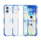 For iPhone 16 Plus Four-corner Shockproof TPU + Acrylic Phone Case(Blue) - 2