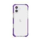 For iPhone 16 Plus Four-corner Shockproof TPU + Acrylic Phone Case(Purple) - 3