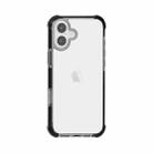 For iPhone 16 Plus Four-corner Shockproof TPU + Acrylic Phone Case(Black) - 3