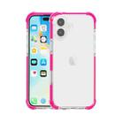 For iPhone 16 Four-corner Shockproof TPU + Acrylic Phone Case(Pink) - 1