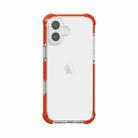 For iPhone 16 Four-corner Shockproof TPU + Acrylic Phone Case(Red) - 3
