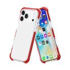 For iPhone 17 Pro Max Four-corner Shockproof TPU Hybrid Acrylic Phone Case(Red) - 3