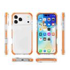 For iPhone 17 Pro Four-corner Shockproof TPU Hybrid Acrylic Phone Case(Orange) - 2