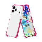 For iPhone 17 Pro Four-corner Shockproof TPU Hybrid Acrylic Phone Case(Pink) - 3