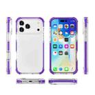 For iPhone 17 Pro Four-corner Shockproof TPU Hybrid Acrylic Phone Case(Purple) - 2