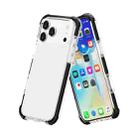For iPhone 17 Pro Four-corner Shockproof TPU Hybrid Acrylic Phone Case(Black + Transparent) - 3