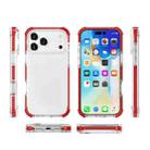 For iPhone 17 Pro Four-corner Shockproof TPU Hybrid Acrylic Phone Case(Red) - 2