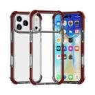 For iPhone 17 Pro Four-corner Shockproof TPU Hybrid Acrylic Phone Case(Brown) - 1