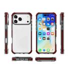 For iPhone 17 Pro Four-corner Shockproof TPU Hybrid Acrylic Phone Case(Brown) - 2