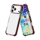 For iPhone 17 Pro Four-corner Shockproof TPU Hybrid Acrylic Phone Case(Brown) - 3