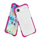 For iPhone 17 Air Four-corner Shockproof TPU Hybrid Acrylic Phone Case(Pink) - 3