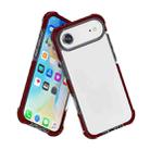 For iPhone 17 Air Four-corner Shockproof TPU Hybrid Acrylic Phone Case(Brown) - 3