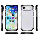For iPhone 17 Air Four-corner Shockproof TPU Hybrid Acrylic Phone Case(Black) - 2