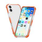 For iPhone 17 Four-corner Shockproof TPU Hybrid Acrylic Phone Case(Orange) - 3