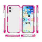 For iPhone 17 Four-corner Shockproof TPU Hybrid Acrylic Phone Case(Pink) - 2