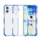 For iPhone 17 Four-corner Shockproof TPU Hybrid Acrylic Phone Case(Blue) - 1