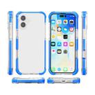 For iPhone 17 Four-corner Shockproof TPU Hybrid Acrylic Phone Case(Blue) - 2
